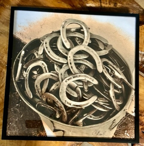 Bucket of Luck-Sepia Print