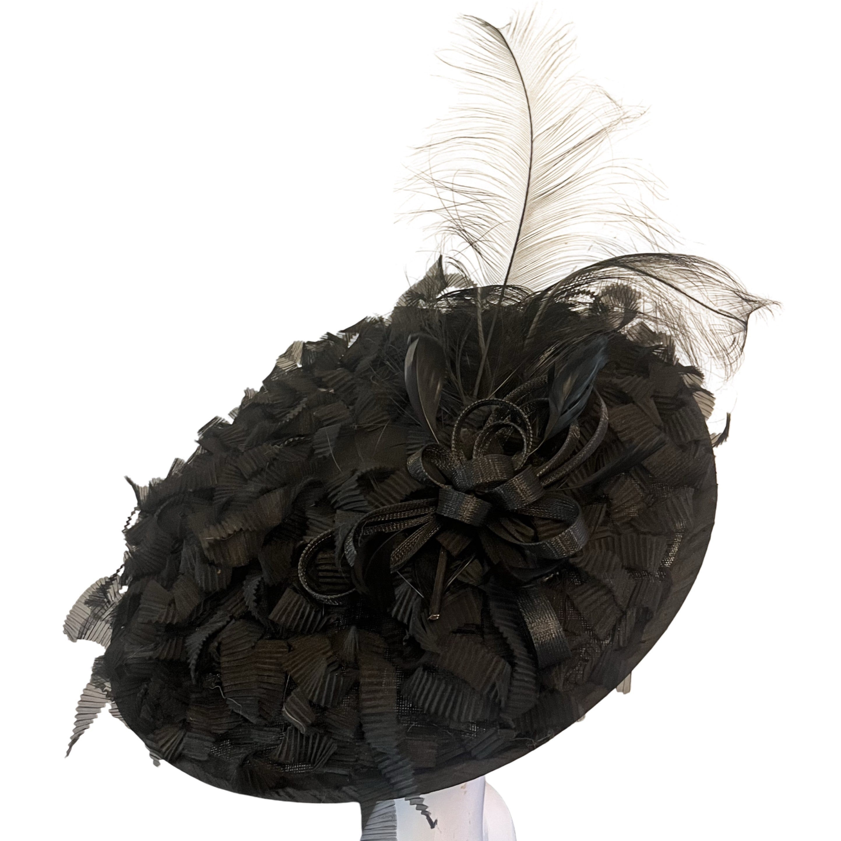 Couture Ascot Silk Trimmed Saucer Carol Bader Design