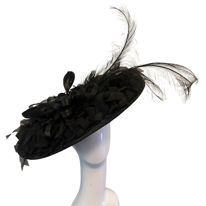 Couture Ascot Silk Trimmed Saucer Carol Bader Design