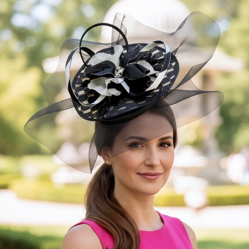 Couture Black and White Sheer Elegance Carol Bader Design