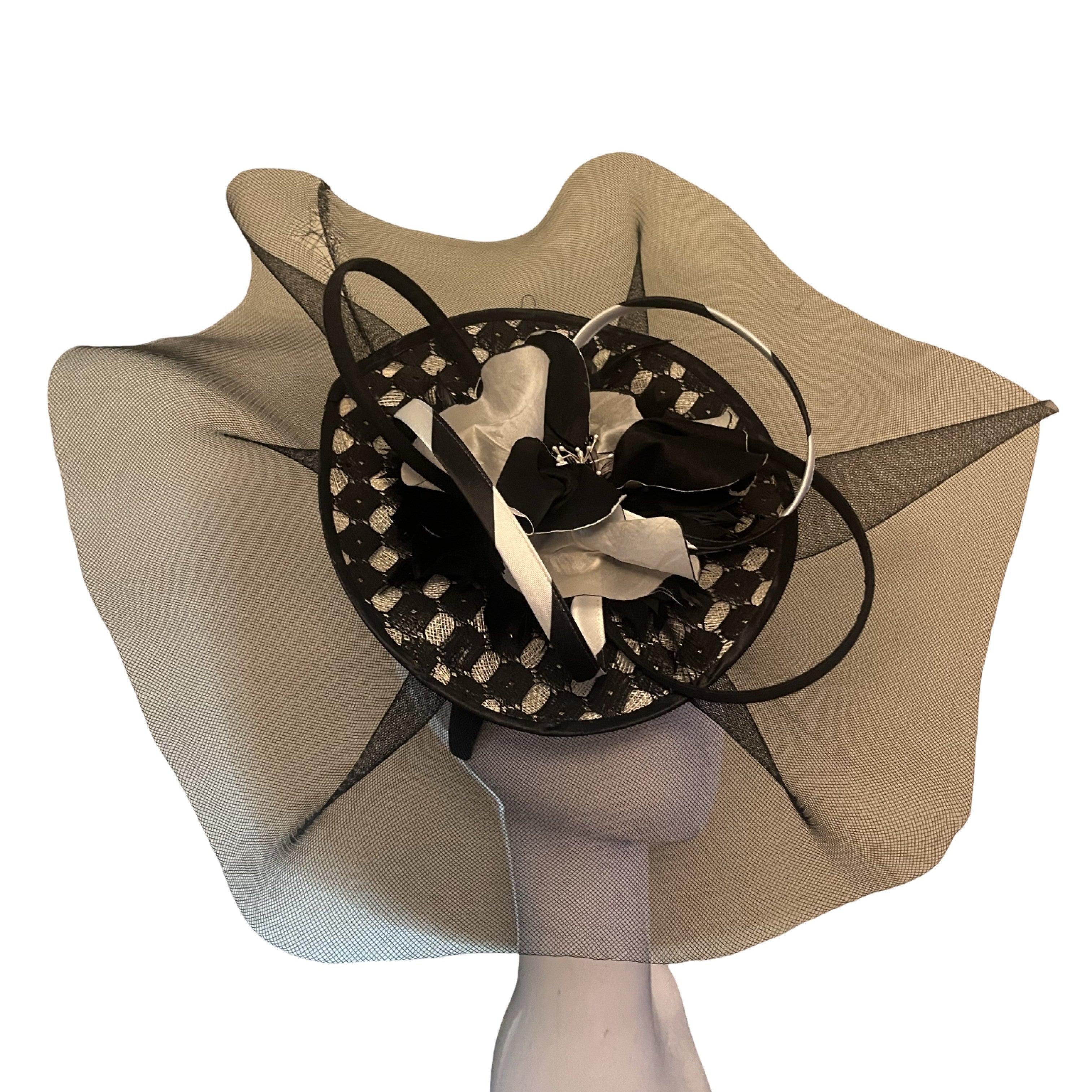 Couture Black and White Sheer Elegance Carol Bader Design