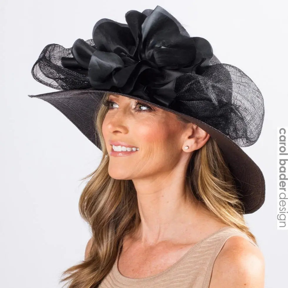 Hampton's Hat Black | Carol Bader Design