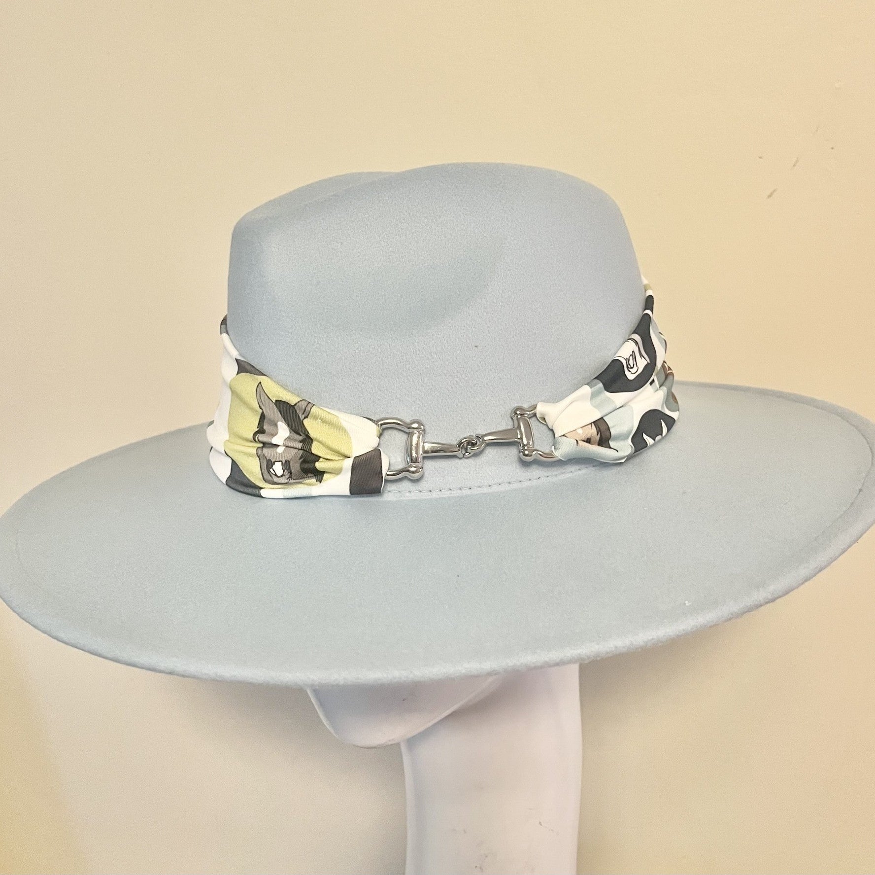 Horsin' Around Blue Fedora with Bit