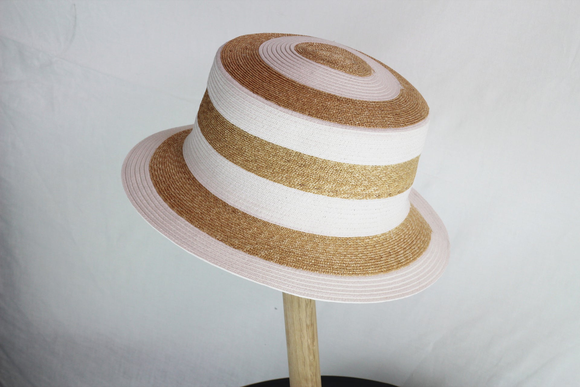 Venezia Stripe bucket | white/nat
