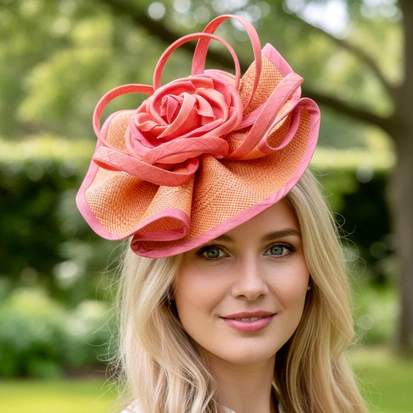 Sorbet Fascinator -one of a kind Carol Bader Design