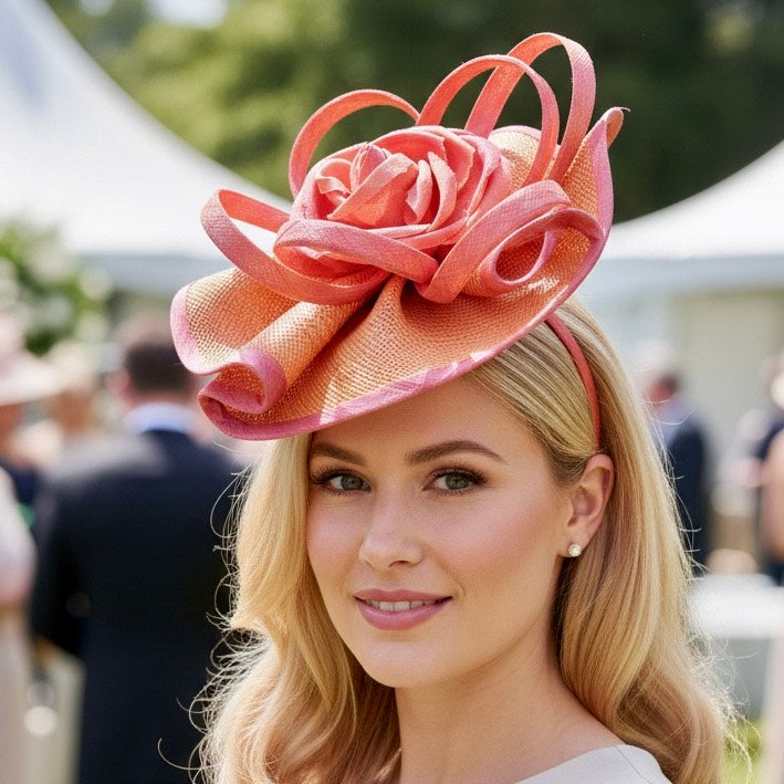 Sorbet Fascinator -one of a kind Carol Bader Design