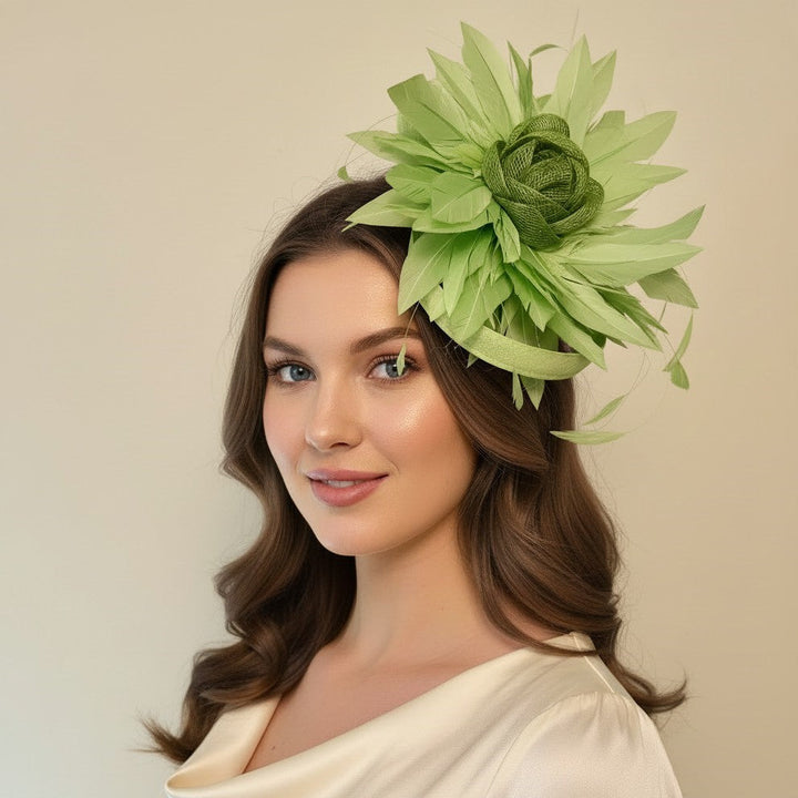 Green Hoopla Star Fascinator Carol Bader Design