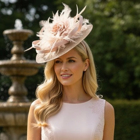 Blush/Brown Disc Fasinator Carol Bader Design