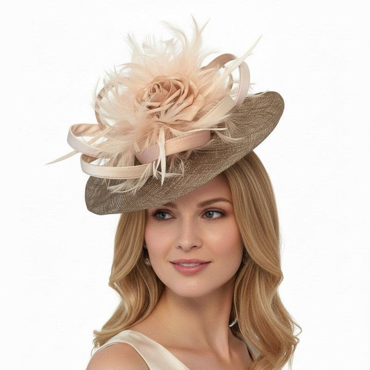 Blush/Brown Disc Fasinator Carol Bader Design
