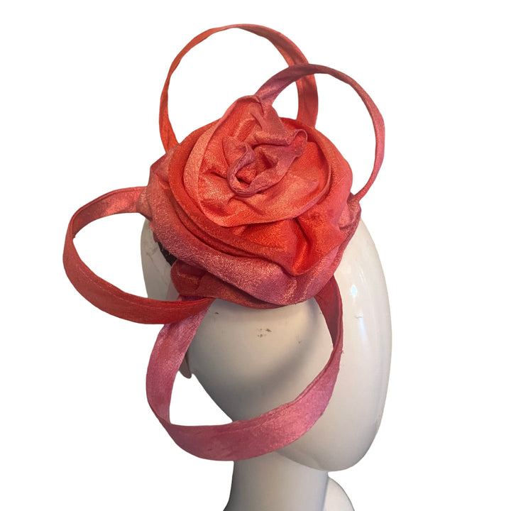 Hoopla Fascinator in Mixed Pinks Carol Bader Design