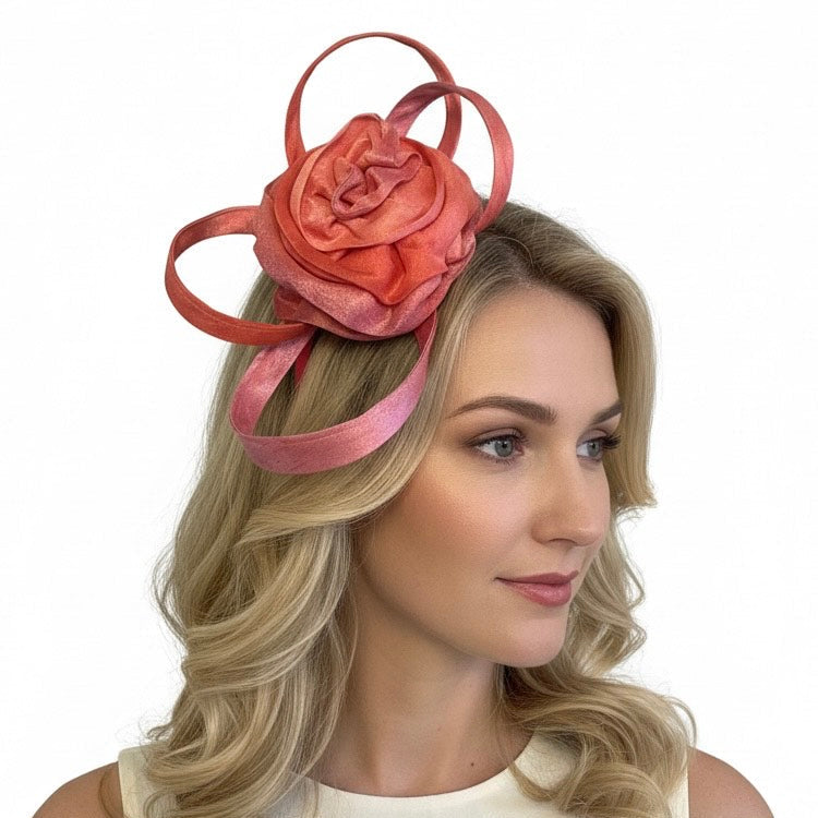 Hoopla Fascinator in Mixed Pinks Carol Bader Design